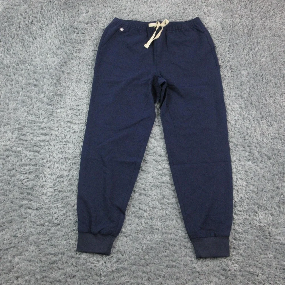 FIGS Tansen Jogger Scrub Pants Mens Medium Blue Stretch Elastic 31x29*